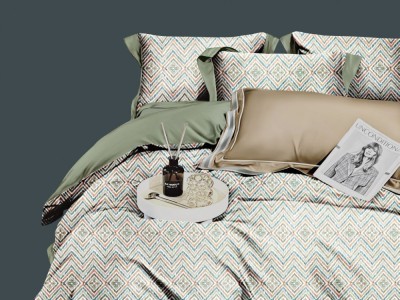 Постельное белье Asabella семейный, фланель 2079-7