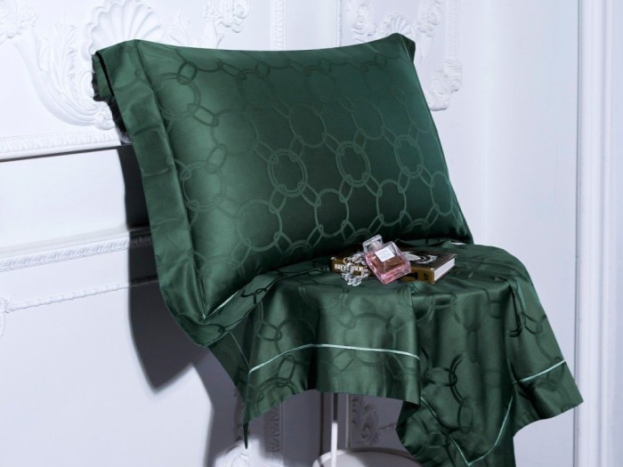 Постельное белье Asabella 1384-6 евро хлопковый жаккард