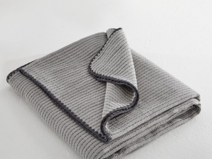 Плед Asabella хлопковый муслин, наполнитель искусственный шелк 240х220 см, 2403-OML