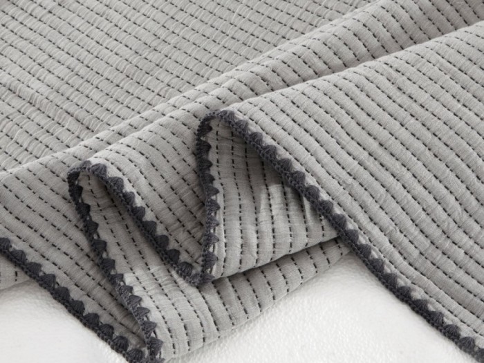 Плед Asabella хлопковый муслин, наполнитель искусственный шелк 240х220 см, 2403-OML