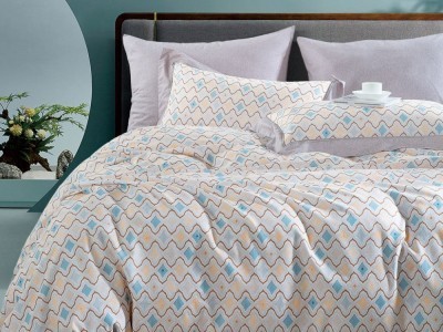 Постельное белье Asabella семейное, фланель 2102-7