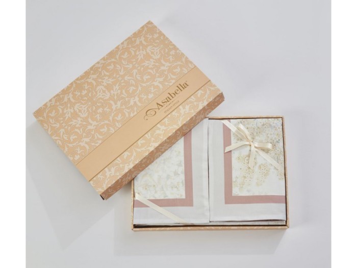 Постельное белье Asabella Евро, фланель-тенсел 2185-6