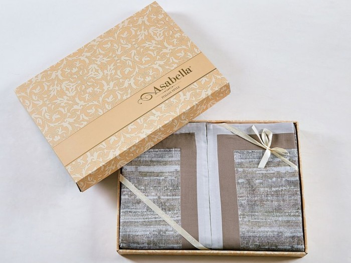 Постельное белье Asabella Семейный, фланель-тенсел 2363-7 