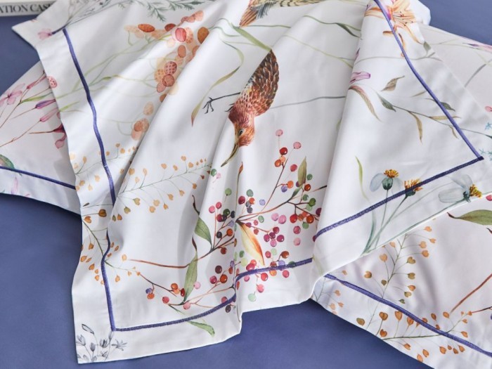 Постельное белье Asabella 2053-4S 1,5-спальный египетский хлопок люкс-сатин