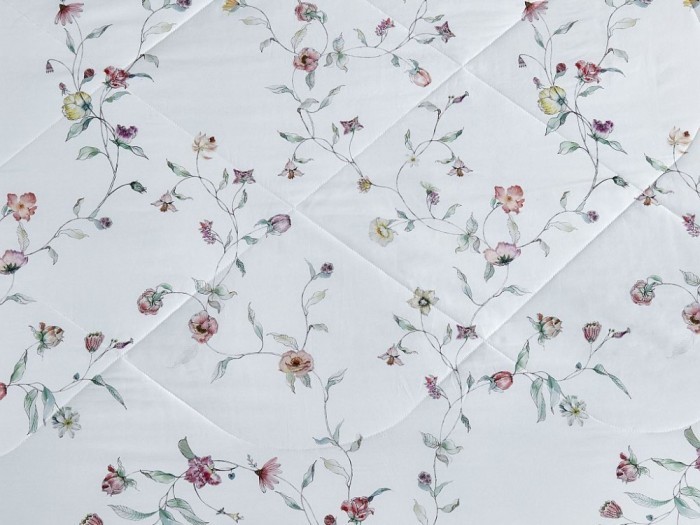 Комплект с летним одеялом семейный из египетского хлопка Premium, Евро 200х220 см, 2231-OMP