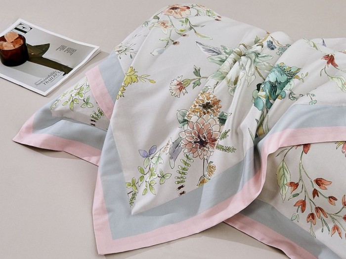 Постельное белье Asabella Семейный, фланель-тенсел 2361-7 