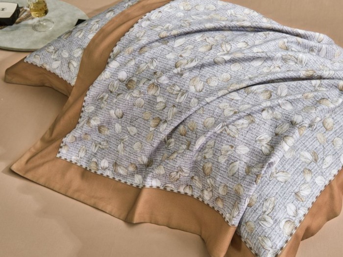 Постельное белье Asabella Евро, фланель-тенсел 2187-6