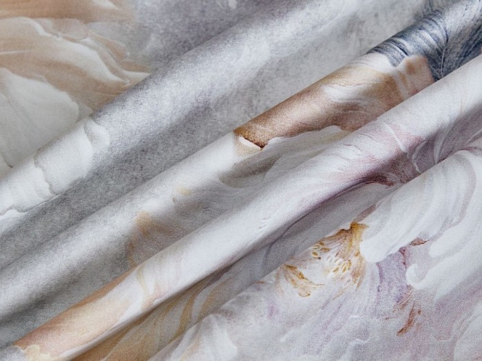 Комплект постельного белья Семейный, фланель из египетского хлопка 2304-7