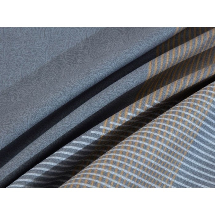 Комплект постельного белья Евро, печатный сатин 2167-6