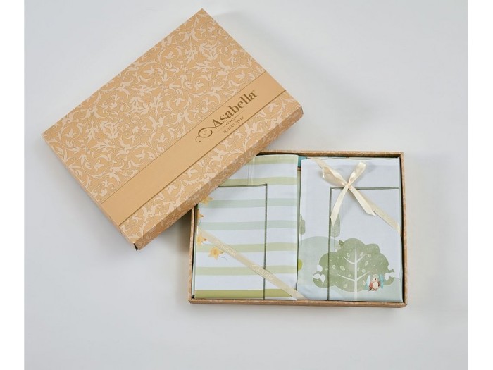 Комплект постельного белья 1,5-спальный, египетский хлопок Premium 2310-4XS