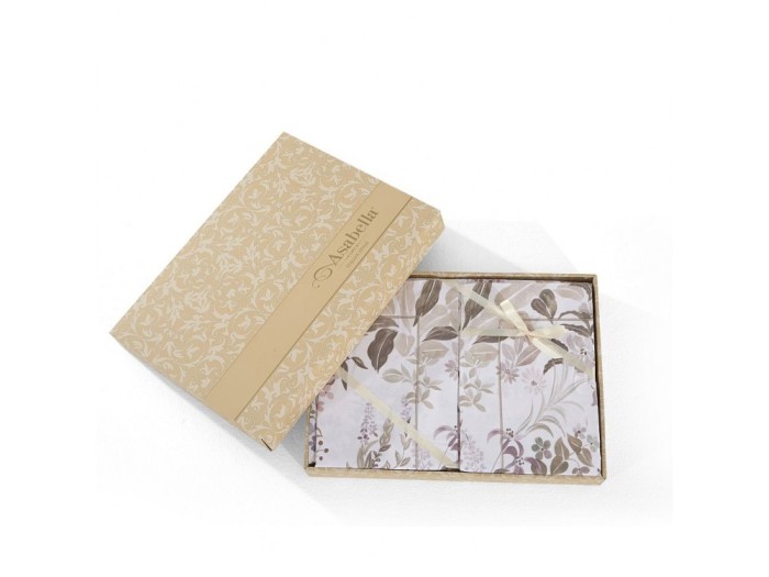 Комплект постельного белья 1,5-спальный, сатин с лазерной печатью 2341-4S