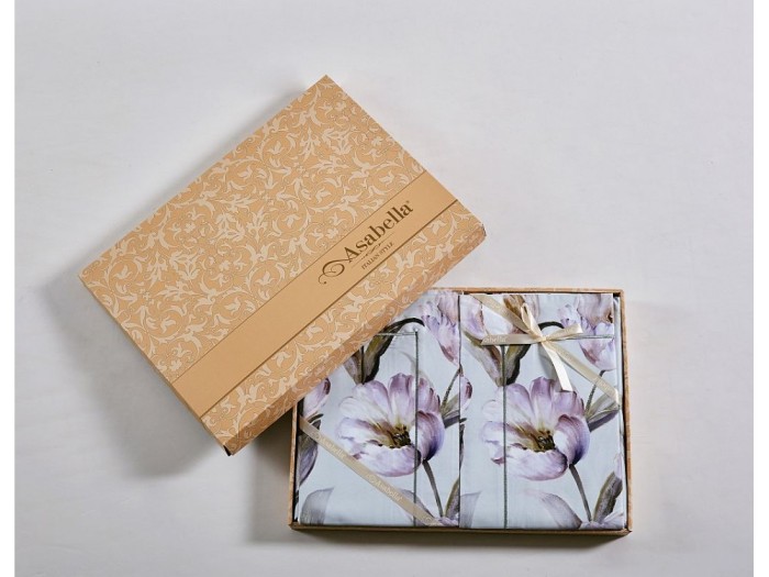 Комплект постельного белья Евро, египетский хлопок Premium 2364-6