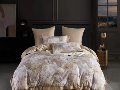 Постельное белье Asabella Евро, фланель-тенсел 2237-6