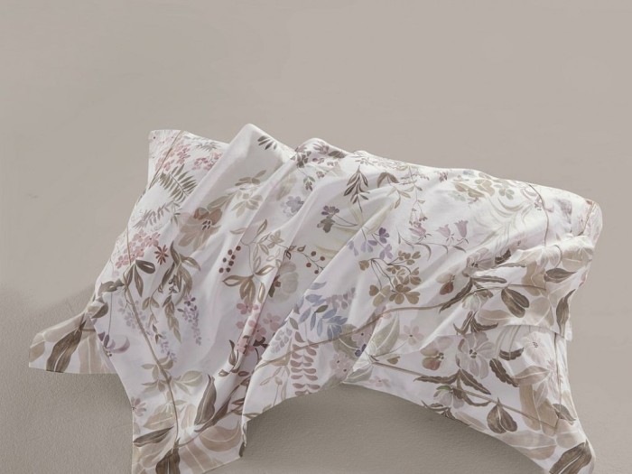 Комплект постельного белья Евро, сатин с лазерной печатью 2341-6