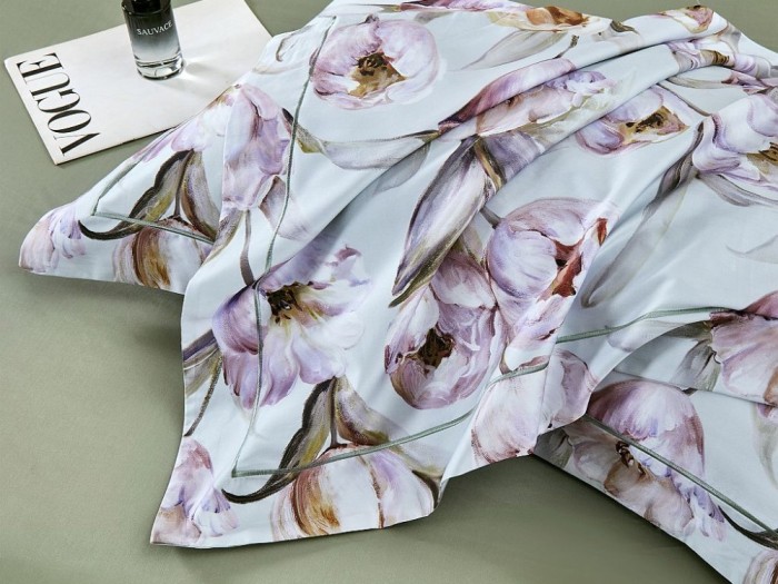 Комплект с летним одеялом полуторный из египетского хлопка Premium 160х220 см, 2364-OSPS 