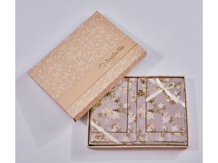 Постельное белье Asabella 2108-6- евро египетский хлопок люкс-сатин