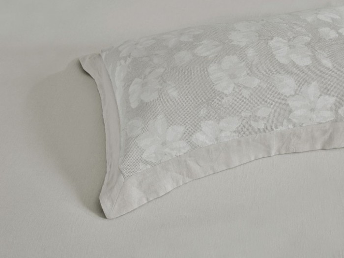 Комплект с летним одеялом полуторный из муслинового жаккарда 160х220 см, 2063-OSPS