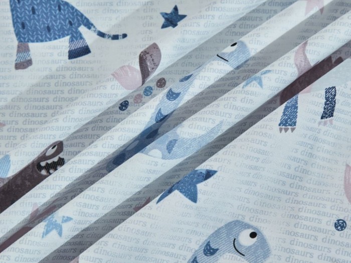 Комплект постельного белья 1,5-спальный, печатный сатин 2178-4S