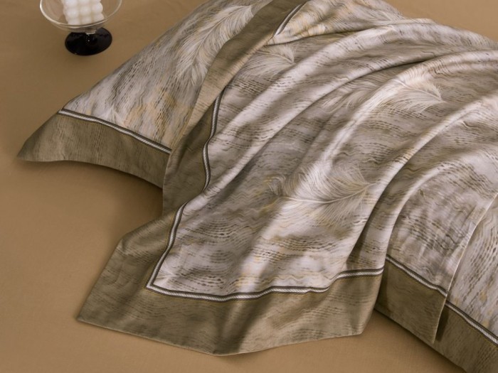 Постельное белье Asabella Евро, фланель-тенсел 2239-6