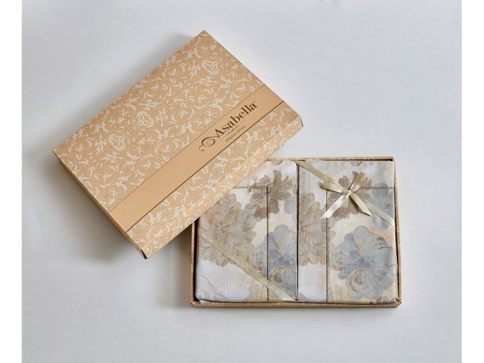 Комплект постельного белья Евро, фланель из египетского хлопка 2307-6