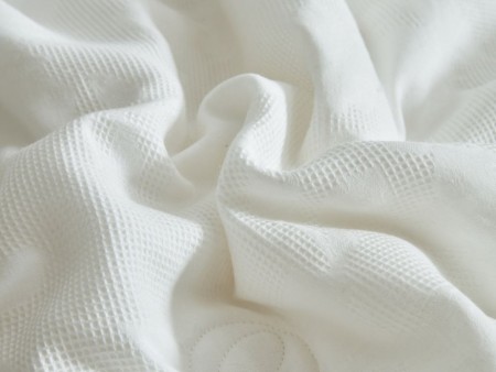 Комплект с летним одеялом полуторный из муслинового жаккарда 160х220 см, 2064-OSPS