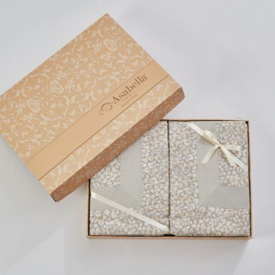 Постельное белье Asabella евро, фланель 2189-6