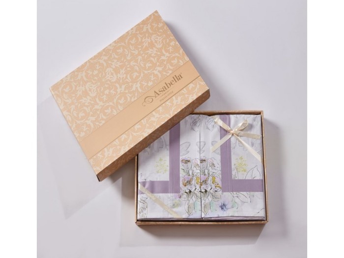 Постельное белье Asabella Евро, фланель-тенсел 2240-6