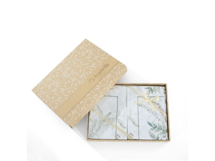 Комплект постельного белья Евро, сатин с лазерной печатью 2343-6 