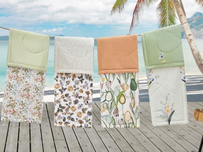 Одеяло летнее Asabella 200х220 1773-OM хлопок