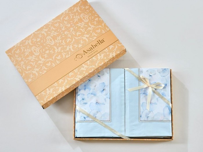 Комплект постельного белья Евро, египетский хлопок Premium 2248-6