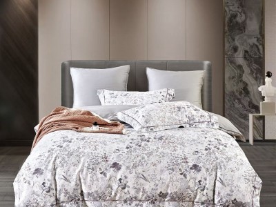 Комплект постельного белья семейный, египетский хлопок Premium 2255-7