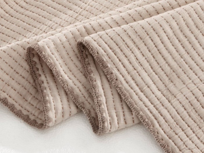 Плед Asabella хлопковый муслин, наполнитель искусственный шелк 180х220 см, 2405-OSL