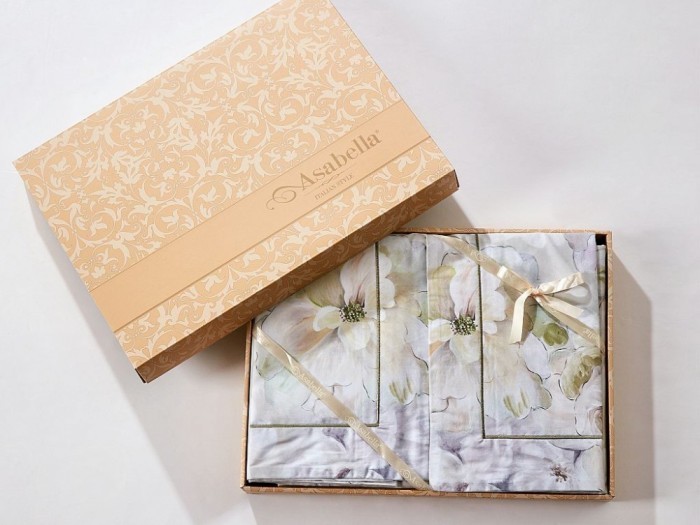 Комплект постельного белья Евро, египетский хлопок Premium 2256-6 / 160*30