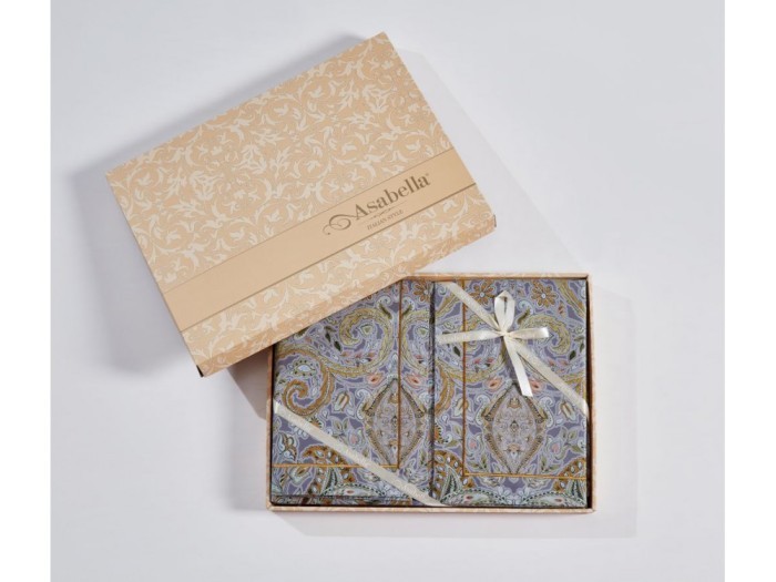 Постельное белье Asabella 2145-6 евро египетский хлопок Premium