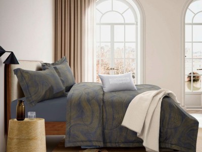 Комплект с летним одеялом полуторный из египетского хлопка Premium 160х220 см, 2252-OSPS