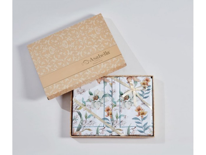 Постельное белье Asabella 2146-6 евро египетский хлопок Premium