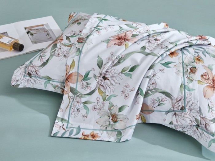 Постельное белье Asabella 2146-6 евро египетский хлопок Premium