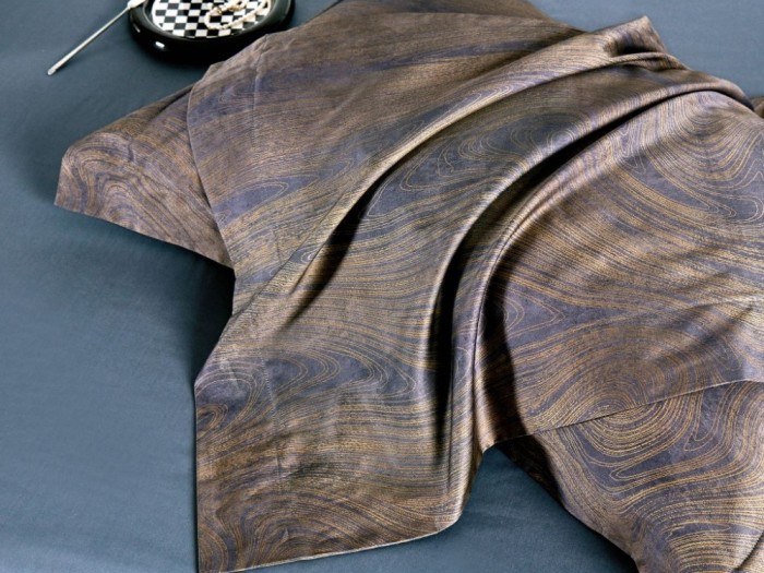 Комплект с летним одеялом евро из египетского хлопка Premium 200х220 см, 2252-OMP