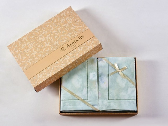 Постельное белье Asabella семейный, фланель 2281-7