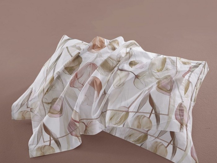 Комплект постельного белья Евро, сатин с лазерной печатью 2346-6