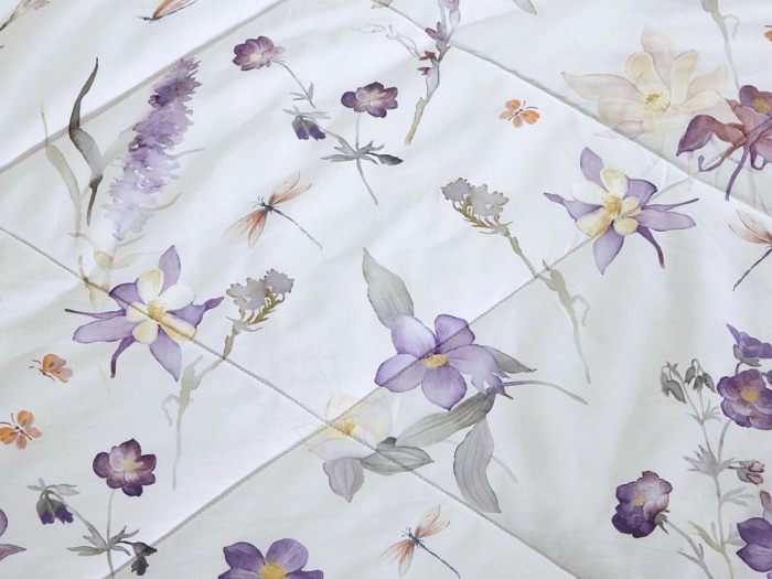 Комплект с летним одеялом полуторный из египетского хлопка Premium 160х220 см, 2370-OSPS 