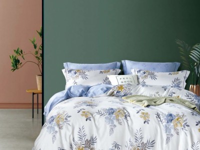 Постельное белье Asabella 1575-6 евро сатин тенсел