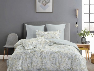 Комплект постельного белья Евро, сатин с лазерной печатью 2347-6 