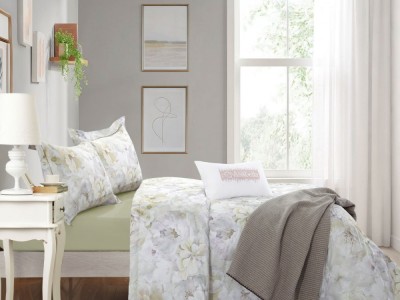 Комплект с летним одеялом полуторный из египетского хлопка Premium 160х220 см, 2256-OSPS