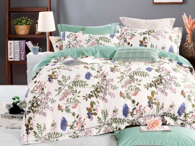 Постельное белье Asabella 1487-6 евро печатный сатин