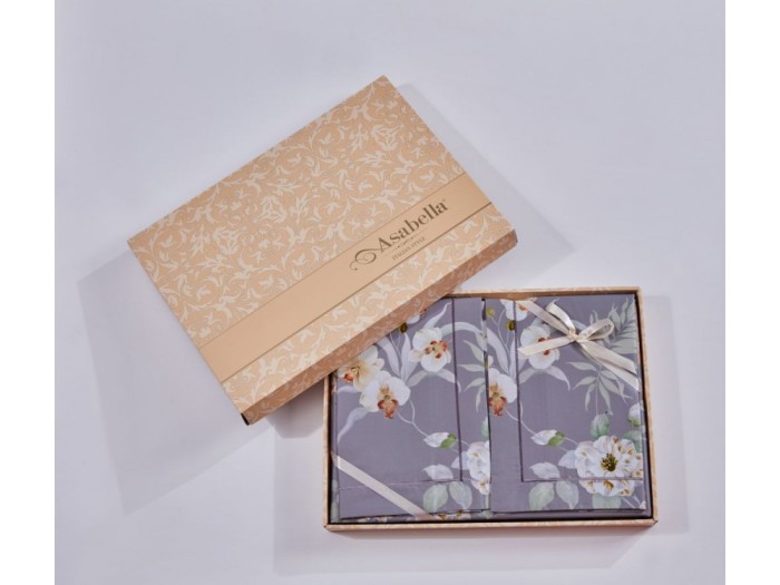 Постельное белье Asabella 2114-6 евро египетский хлопок люкс-сатин