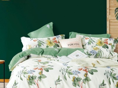 Постельное белье Asabella 1566-6 евро печатный сатин