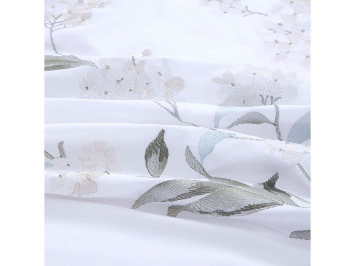 Комплект постельного белья Евро, египетский хлопок Premium с вышивкой 2260-6
