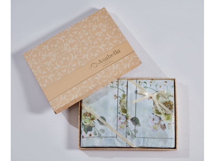 Постельное белье Asabella 2151-6 евро египетский хлопок Premium