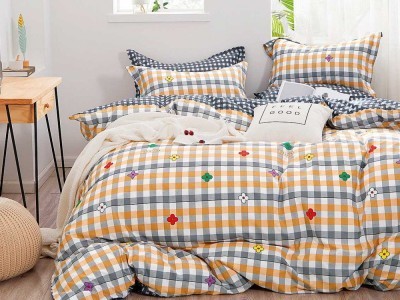 Постельное белье Asabella 1325-4S полуторное печатный сатин